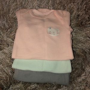 Chick pea 3 pack long sleeve bodysuit